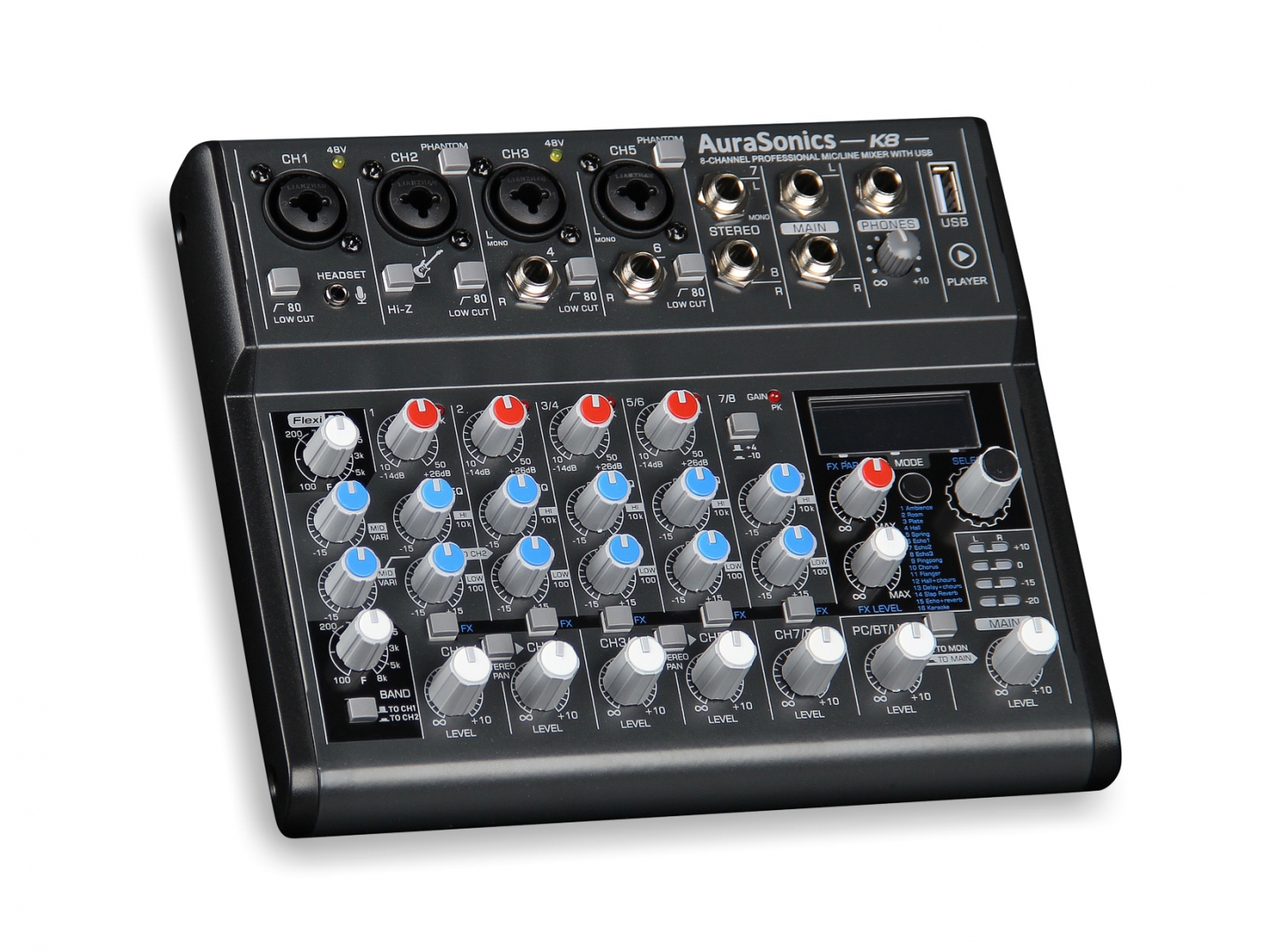 AuraSonics K8 компактный микшерный пульт в Ступино