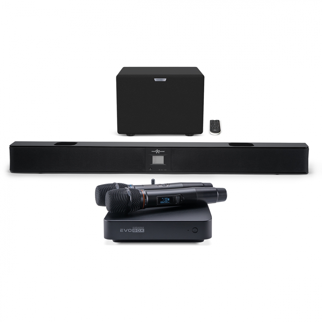 караоке-комплект EVOBOX Plus + EvoSound Bar (саундбар с караоке) в Ступино