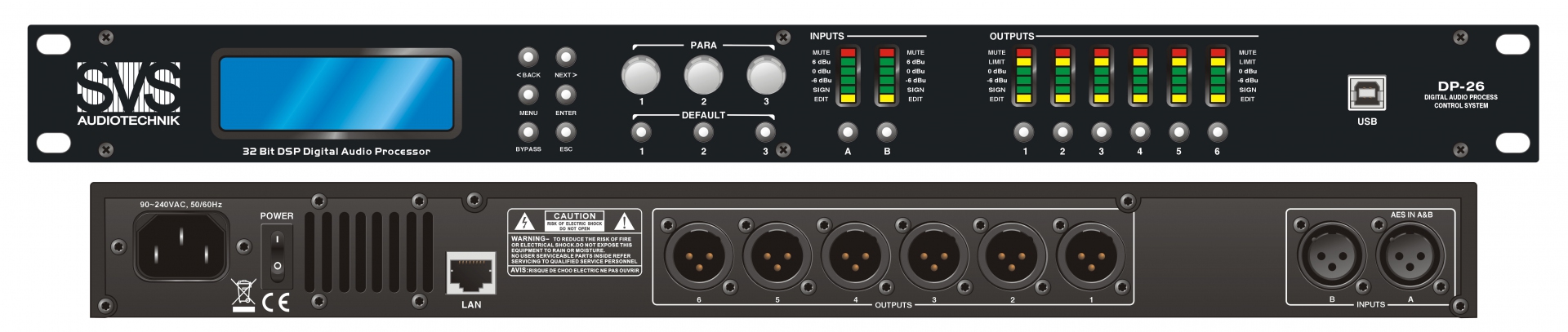 SVS Audiotechnik DP-26 Цифровой процессор: 2 входа 6 выходов в Ступино