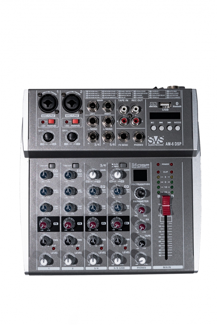 SVS Audiotechnik mixers AM-6 DSP Микшерный пульт аналоговый, 6-канальный SVS Audiotechnik mixers в Ступино