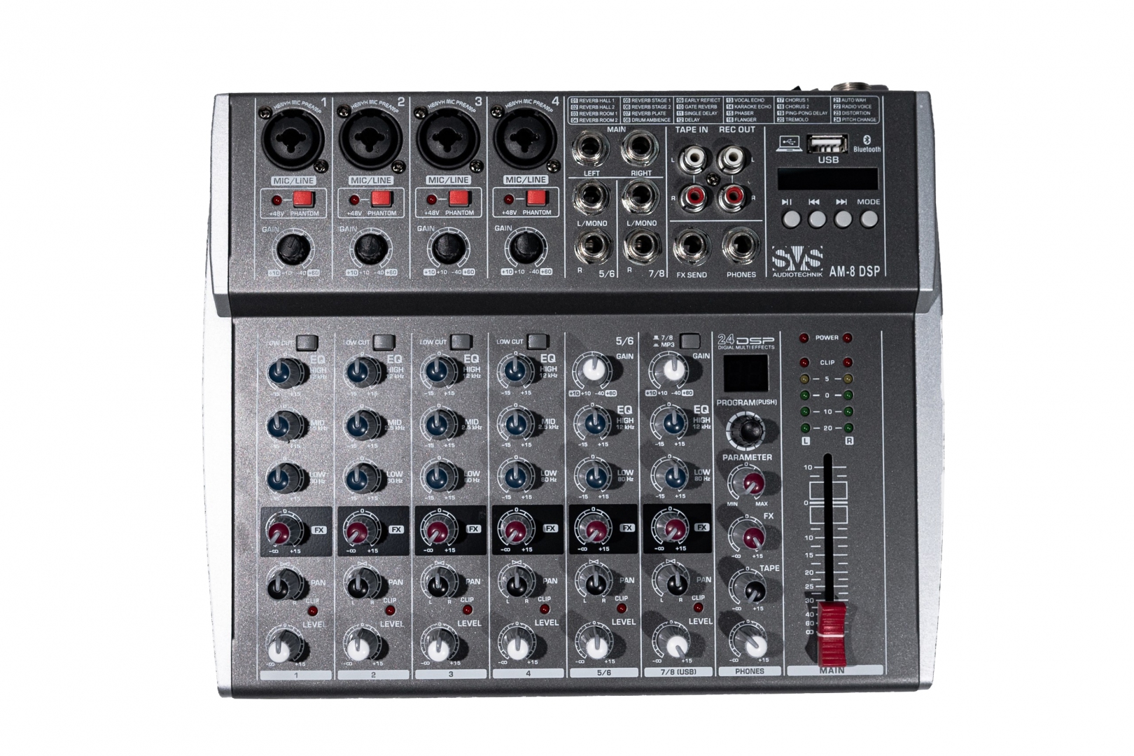 SVS Audiotechnik mixers AM-8 DSP Микшерный пульт аналоговый, 8-канальный в Ступино